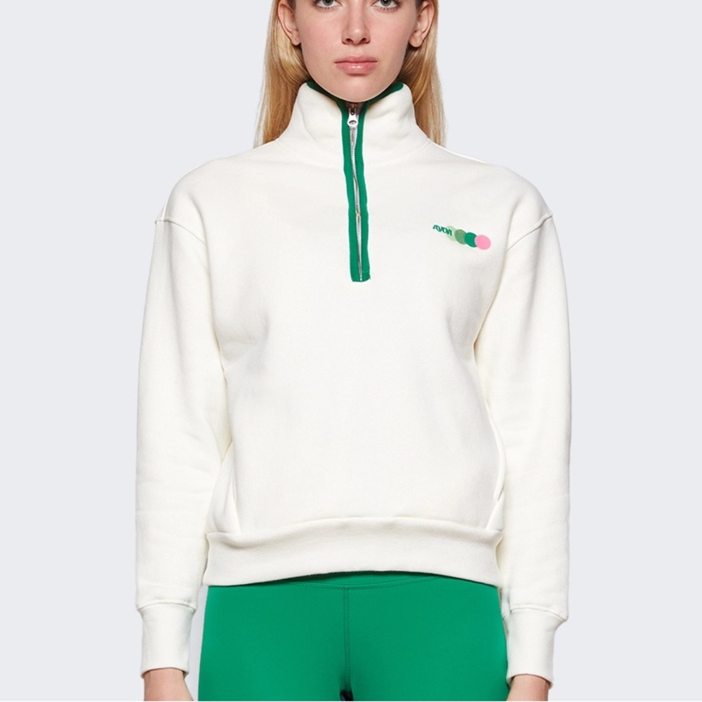 NWT AYDA X LHD Chloe Half Zip Fleece